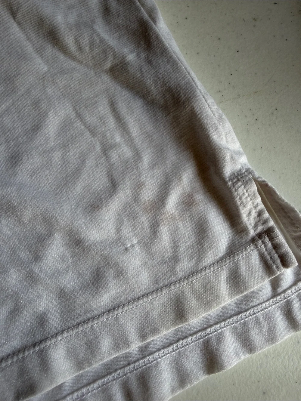 Youth White Tank Top with Black Swoosh Pocket